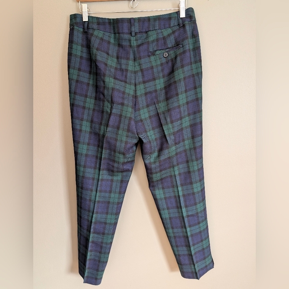 Pendleton Black Watch Plaid Wool Pants Size 10 - Picture 2 of 6